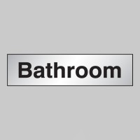 Bathroom - Engraved - Aluminium / Brass Effect - TESTTTTT!!!!! Bathroom - Engraved - Aluminium / Brass Effect - TESTTTTT!!!!!