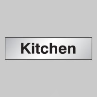 Kitchen Sign - Engraved - Aluminium / Brass Effect - TESTTTTT!!!!! Kitchen Sign - Engraved - Aluminium / Brass Effect - TESTTTTT!!!!!