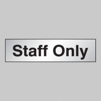 Staff Only - Engraved - Aluminium / Brass Effect - TESTTTTT!!!!! Staff Only - Engraved - Aluminium / Brass Effect - TESTTTTT!!!!!
