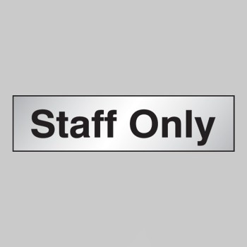 Staff Only - Engraved - Aluminium / Brass Effect - TESTTTTT!!!!! Staff Only - Engraved - Aluminium / Brass Effect - TESTTTTT!!!!!