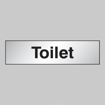 Toilet - Engraved - Aluminium / Brass Effect - TESTTTTT!!!!! Toilet - Engraved - Aluminium / Brass Effect - TESTTTTT!!!!!