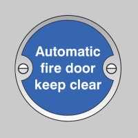 Automatic Fire Door Keep Clear - TESTTTTT!!!!! 