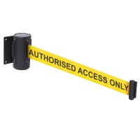 Retractable Wall Mounted Barrier - 4.6m - Wording - TESTTTTT!!!!! Retractable Wall Mounted Barrier - 4.6m - Wording - TESTTTTT!!!!!