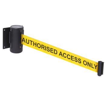 Retractable Wall Mounted Barrier - 3m - Wording - TESTTTTT!!!!! Retractable Wall Mounted Barrier - 3m - Wording - TESTTTTT!!!!!