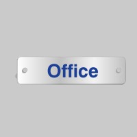 Office - Aluminium Visual Impact Sign with Stand-off Locators - TESTTTTT!!!!! Office - Aluminium Visual Impact Sign with Stand-off Locators - TESTTTTT!!!!!