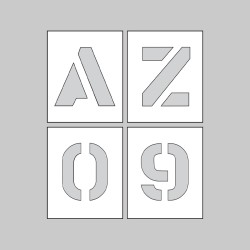 Stencil Kit - A-Z & 0-9 - TESTTTTT!!!!! 