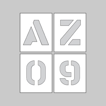 Stencil Kit - A-Z & 0-9 - TESTTTTT!!!!! 