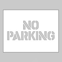 Stencil - No Parking - TESTTTTT!!!!! Stencil - No Parking - TESTTTTT!!!!!