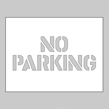 Stencil - No Parking - TESTTTTT!!!!! 