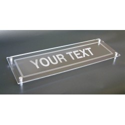 Your Message Here - Acrylic Sign with Stand-off Locators - TESTTTTT!!!!! Your Message Here - Acrylic Sign with Stand-off Locators - TESTTTTT!!!!!
