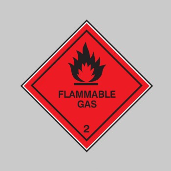 Flammable Gas 2 Diamond (Roll of 100 Labels) - TESTTTTT!!!!! Flammable Gas 2 Diamond (Roll of 100 Labels) - TESTTTTT!!!!!