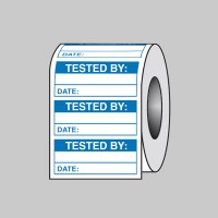 Tested By (Roll of 100 Labels) - TESTTTTT!!!!! Tested By (Roll of 100 Labels) - TESTTTTT!!!!!