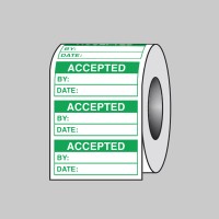 Accepted (Roll of 100 Labels) - TESTTTTT!!!!! Accepted (Roll of 100 Labels) - TESTTTTT!!!!!