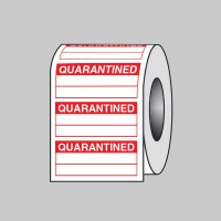 Quarantined (Roll of 100 Labels) - TESTTTTT!!!!! Quarantined (Roll of 100 Labels) - TESTTTTT!!!!!