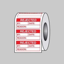 Rejected (Roll of 100 Labels) - TESTTTTT!!!!! Rejected (Roll of 100 Labels) - TESTTTTT!!!!!