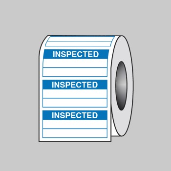 Inspected (Roll of 100 Labels) - TESTTTTT!!!!! 