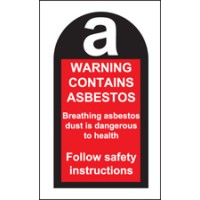 Contains Asbestos (Roll of 100 Labels) - TESTTTTT!!!!! Contains Asbestos (Roll of 100 Labels) - TESTTTTT!!!!!