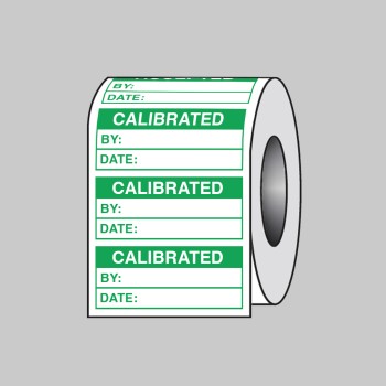 Calibrated (Roll of 100 Labels) - TESTTTTT!!!!! 