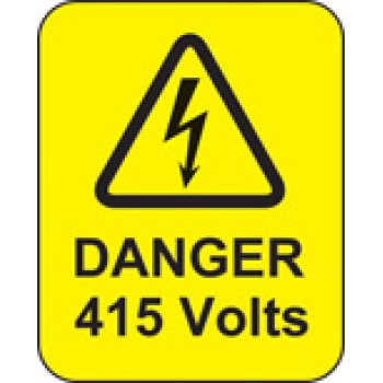 Danger - 415 Volts - Labels - TESTTTTT!!!!! Danger - 415 Volts - Labels - TESTTTTT!!!!!