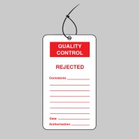 Quality Control Tag - Rejected (Pack of 10) - TESTTTTT!!!!! Quality Control Tag - Rejected (Pack of 10) - TESTTTTT!!!!!