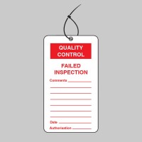 Quality Control Tag - Failed Inspection (Pack of 10) - TESTTTTT!!!!! Quality Control Tag - Failed Inspection (Pack of 10) - TESTTTTT!!!!!