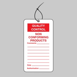 Quality Control Tag - Non Conforming Product (Pack of 10) - TESTTTTT!!!!! Quality Control Tag - Non Conforming Product (Pack of 10) - TESTTTTT!!!!!