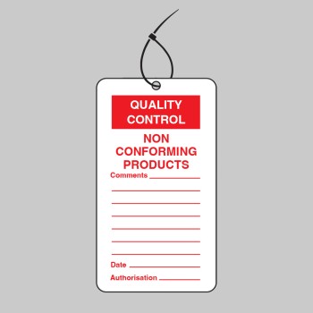 Quality Control Tag - Non Conforming Product (Pack of 10) - TESTTTTT!!!!! Quality Control Tag - Non Conforming Product (Pack of 10) - TESTTTTT!!!!!