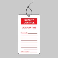 Quality Control Tag - Quarantine (Pack of 10) - TESTTTTT!!!!! Quality Control Tag - Quarantine (Pack of 10) - TESTTTTT!!!!!