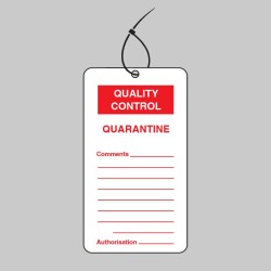 Quality Control Tag - Quarantine (Pack of 10) - TESTTTTT!!!!! Quality Control Tag - Quarantine (Pack of 10) - TESTTTTT!!!!!