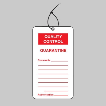 Quality Control Tag - Quarantine (Pack of 10) - TESTTTTT!!!!! Quality Control Tag - Quarantine (Pack of 10) - TESTTTTT!!!!!