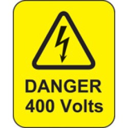 Danger - 400 Volts - Labels - TESTTTTT!!!!! Danger - 400 Volts - Labels - TESTTTTT!!!!!