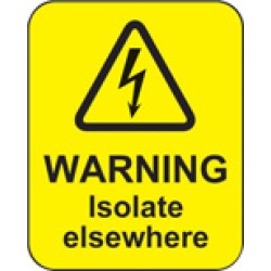 Warning - Isolate Elsewhere Labels - TESTTTTT!!!!! Warning - Isolate Elsewhere Labels - TESTTTTT!!!!!