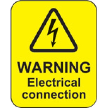 Warning - Electrical Connection Labels - TESTTTTT!!!!! Warning - Electrical Connection Labels - TESTTTTT!!!!!