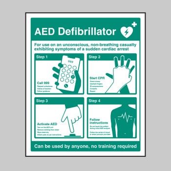 AED Defibrillator Instructions - TESTTTTT!!!!! 