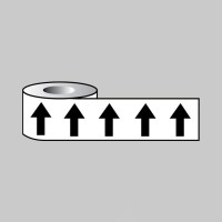 Black Arrows On White - Pipeline ID Tape - TESTTTTT!!!!! Black Arrows On White - Pipeline ID Tape - TESTTTTT!!!!!
