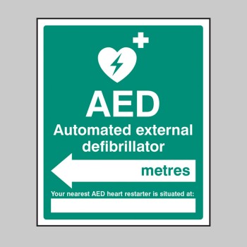 AED Located in __ Metres - Arrow left - TESTTTTT!!!!! AED Located in __ Metres - Arrow left - TESTTTTT!!!!!