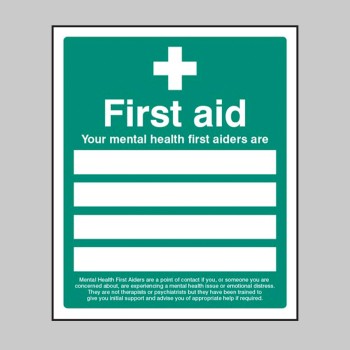 Your Mental Health First Aiders Are - TESTTTTT!!!!! Your Mental Health First Aiders Are - TESTTTTT!!!!!