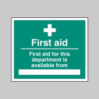First Aid for Department Available From - TESTTTTT!!!!! 