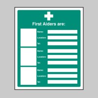First Aiders Are (Space for 3) - TESTTTTT!!!!! 