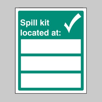 Spill Kit Located At (Space for Details) - TESTTTTT!!!!! 
