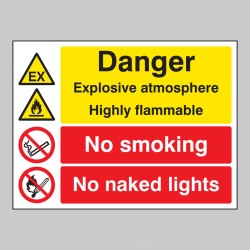 Explosive Atmosphere Highly Flammable No Smoking / Naked Lights - TESTTTTT!!!!! Explosive Atmosphere Highly Flammable No Smoking / Naked Lights - TESTTTTT!!!!!