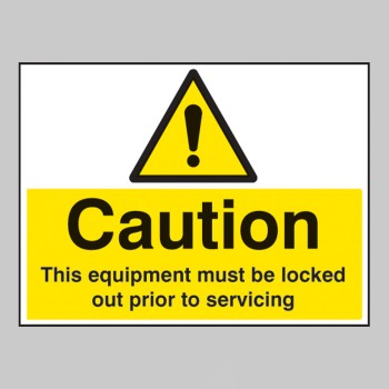Caution - this Equipment Must be Locked Out Prior to Servicing - TESTTTTT!!!!! 
