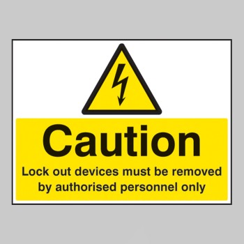 Caution - Lock Out Devices Must be Removed By Authorised Personnel Only - TESTTTTT!!!!! Caution - Lock Out Devices Must be Removed By Authorised Personnel Only - TESTTTTT!!!!!