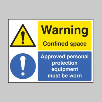 Warning - Confined Space - Approved PPE Must be Worn - TESTTTTT!!!!! Warning - Confined Space - Approved PPE Must be Worn - TESTTTTT!!!!!