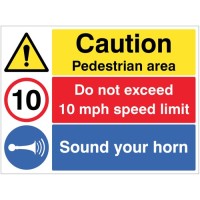Caution - Pedestrian Area - Sound Horn - Do Not Exceed 10mph - TESTTTTT!!!!! Caution - Pedestrian Area - Sound Horn - Do Not Exceed 10mph - TESTTTTT!!!!!