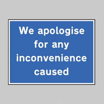 We Apologise for Any Inconvenience Caused - TESTTTTT!!!!! 