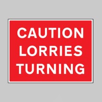 Caution - Lorries Turning - TESTTTTT!!!!! Caution - Lorries Turning - TESTTTTT!!!!!