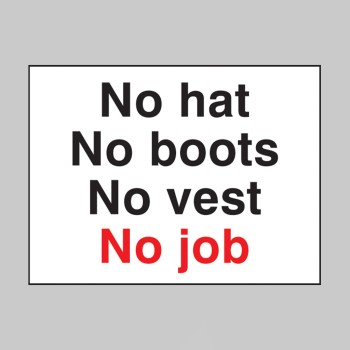 No Hat No Boots No Vest No Job - TESTTTTT!!!!! No Hat No Boots No Vest No Job - TESTTTTT!!!!!