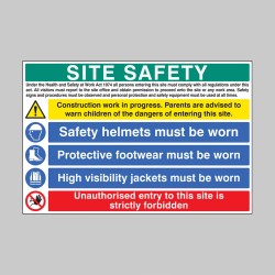 Site Safety - H&S Act - Construction Work - Helmets - Footwear - Hi Vis - Unauthorised Entry Forbidden - TESTTTTT!!!!! Site Safety - H&S Act - Construction Work - Helmets - Footwear - Hi Vis - Unauthorised Entry Forbidden - TESTTTTT!!!!!