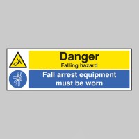 Danger - Falling Hazard - Fall Arrest Equipment Must be Worn - TESTTTTT!!!!! Danger - Falling Hazard - Fall Arrest Equipment Must be Worn - TESTTTTT!!!!!